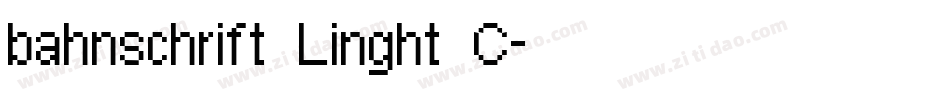 bahnschrift Linght C字体转换